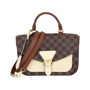 Louis Vuitton Beaumarchais Damier Ebene Brown Handbag Shoulder Bag Classic